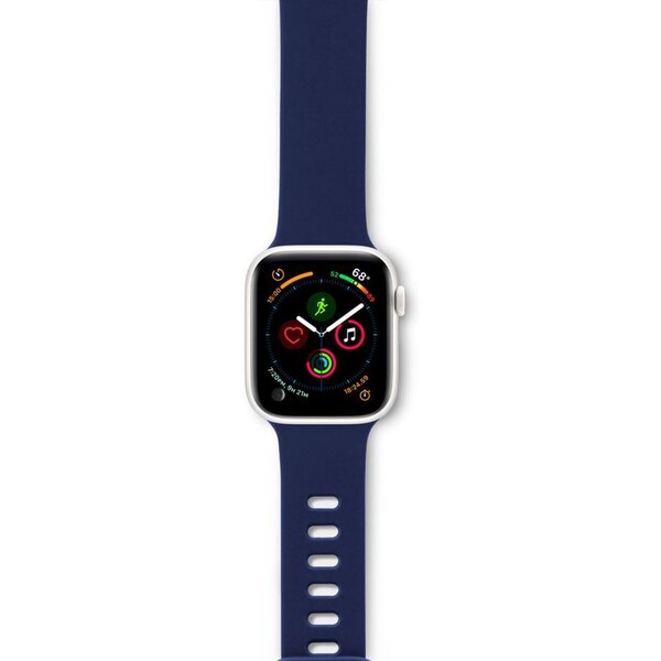 EPICO Silicone řemínek Apple Watch 42/44mm modrý