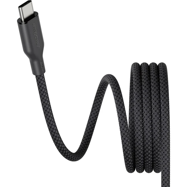 PanzerGlass USB-C/USB-C magnetický napájecí kabel 240W 1,5m černý - Kabely a redukce - Obrázek V63J000K01