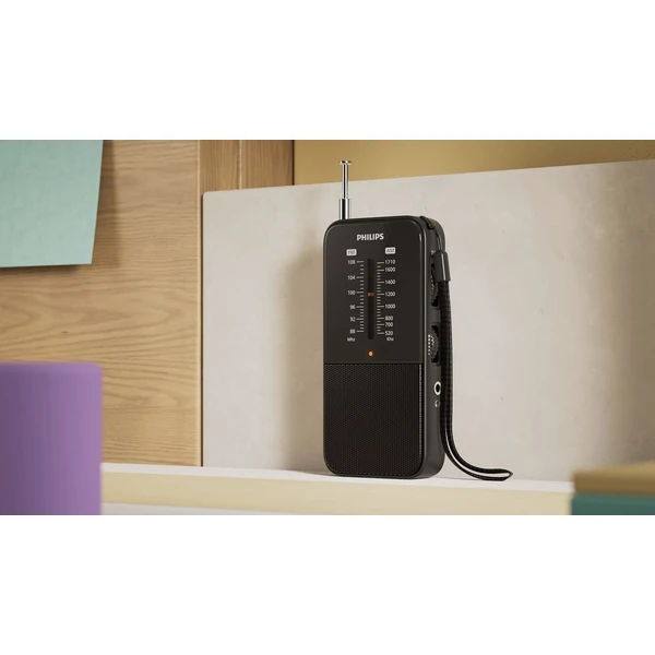 Philips TAR1509 rádio černé - Hudební přehrávače - Obrázek V65D000O01