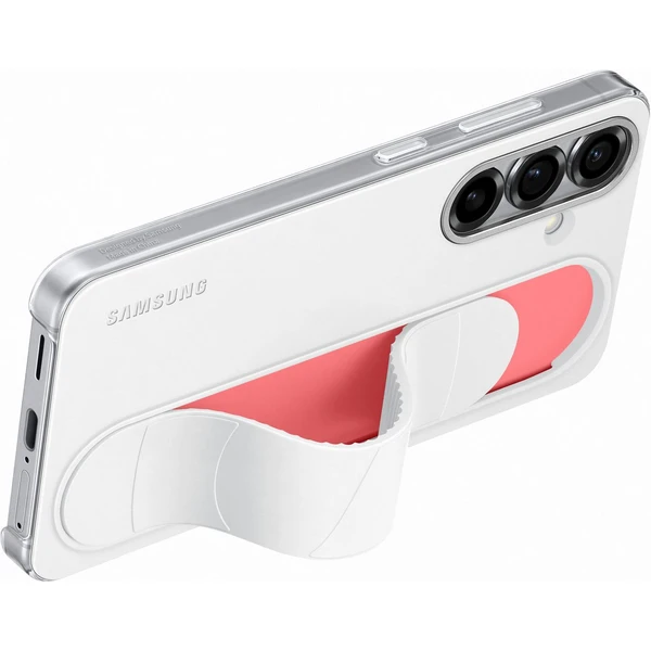 Samsung Standing Grip Case kryt s poutkem Galaxy S25 bílý - Pouzdra - Obrázek V6CC000J01