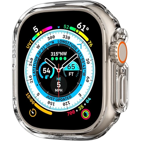 Spigen Thin Fit pouzdro pro Apple Watch Ultra 3/2/1 (49mm) čiré - Pouzdra - Obrázek V6L0000N01