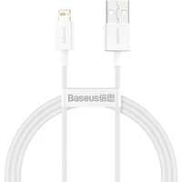 Baseus Superior Series rychlonabíjecí kabel Lightning 2.4A 1m bílá - Kabely
