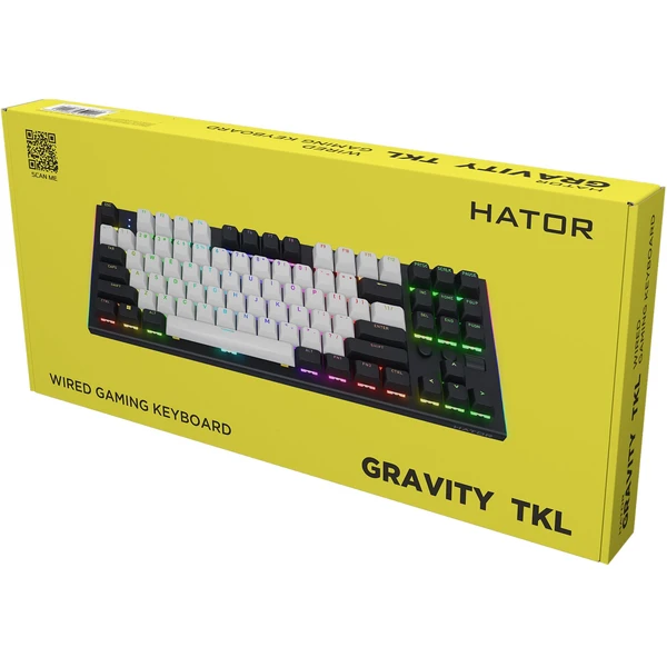 HATOR Gravity TKL herní klávesnice (US) černá - Klávesnice - Obrázek V7AE000J01