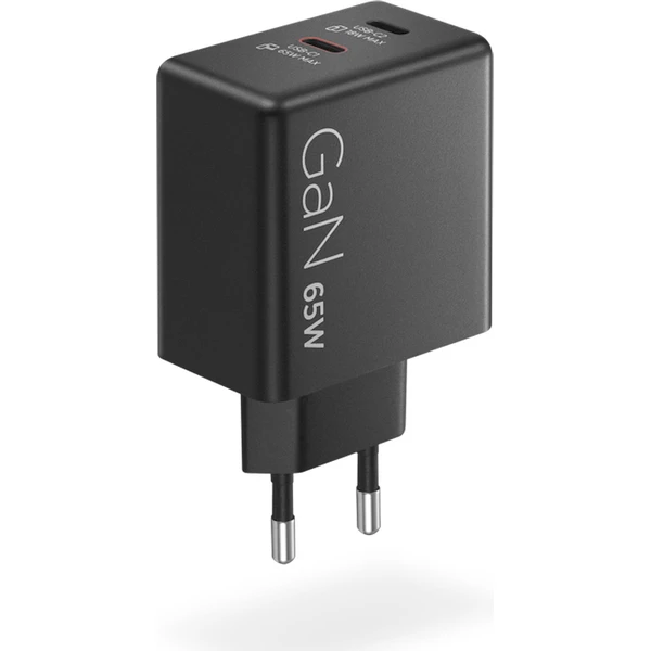 Lenovo Dual USB-C 65W GaN nabíjecí adaptér černý - Nabíječky - Obrázek V7BM000K01