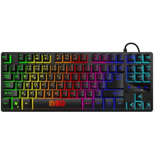 CONNECT IT NEO Compact klávesnice pro hráče (CZ+SK verze) Černá