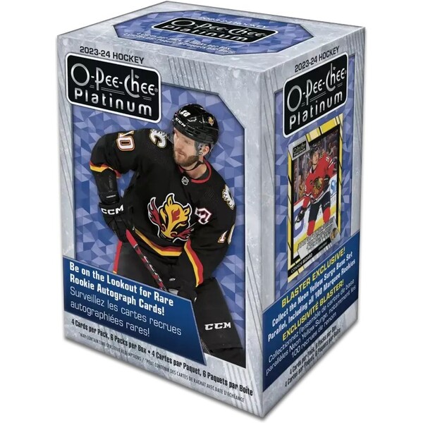 Hokejové karty 2023-24 Upper Deck O-Pee-Chee Platinum Hockey Blaster Box
