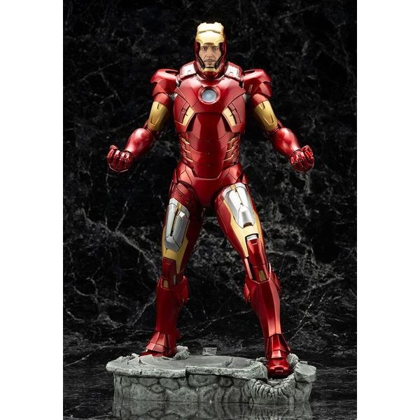 Soška Kotobukiya ARTFX 1/6 Marvel: The Avengers - Iron Man Mark 7 32 cm - Sochy a sošky - Obrázek V7J7000K01