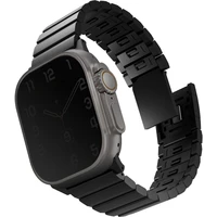 UNIQ Strova Mag ocelový řemínek pro Apple Watch 49/46/45/44/42mm černý - Řemínky