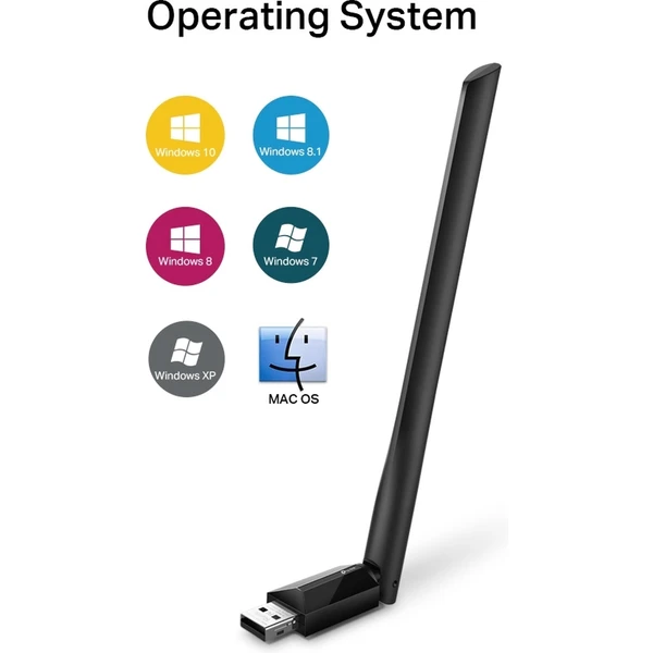 TP-Link Archer T2U Plus WiFi USB adaptér - Síťové adaptéry - Obrázek V7QFF00101