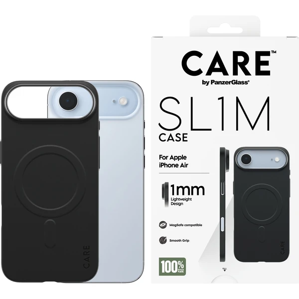 PanzerGlass® CARE SL1M (1mm) MagSafe kryt Apple iPhone Air černý - Pouzdra - Obrázek V7XL000K01