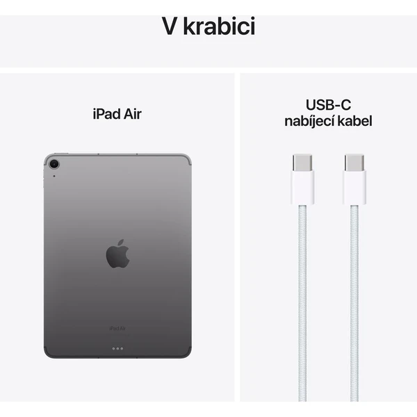 Apple iPad Air 11" 128GB Wi-Fi + Cellular vesmírně šedý (2024)  (Kategorie A) - Tablety - Obrázek V884000J01