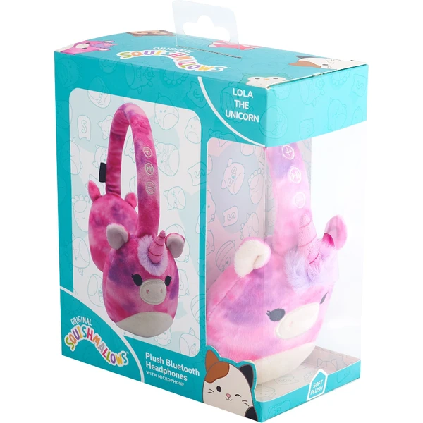 Lazerbuilt bezdrátová sluchátka Squishmallows - Lola (plyšová) - Sluchátka - Obrázek V8BG000K01