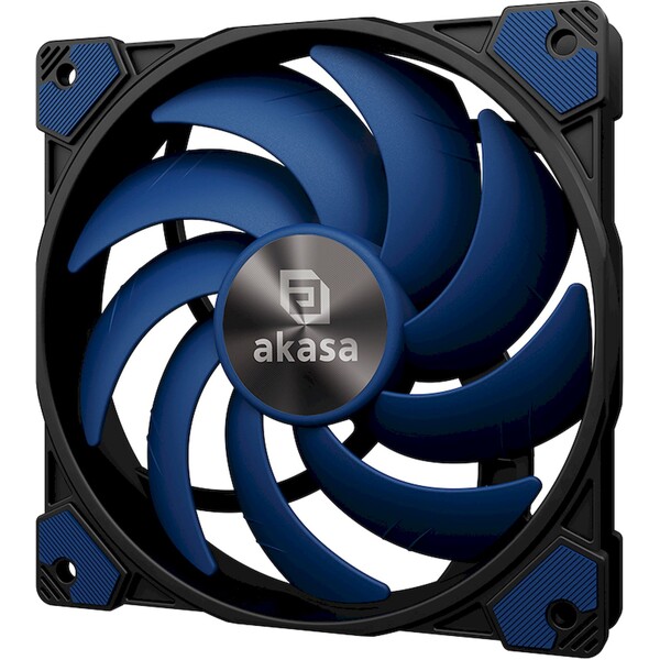 Akasa ALUCIA SC12 120mm modrá (AK-FN117) Černá/modrá