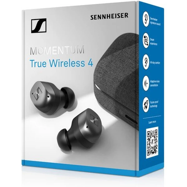 Sennheiser Momentum 4 TWS bezdrátová sluchátka, černá/grafitová - Sluchátka - Obrázek V8E1000O01