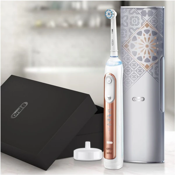 Oral-B Genius X 20000 Luxe Edition chytrý zubní kartáček růžově zlatý - Zubní kartáčky - Obrázek V8FW400301
