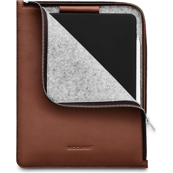 Woolnut Leather Folio kožené pouzdro iPad Pro 11"/iPad Air 11" hnědé - Pouzdra - Obrázek V8LR100501