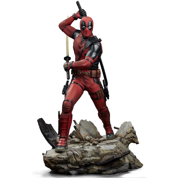 Iron Studios Socha Deadpool 3 Legacy Replica v měřítku 1/4, výška 58 cm