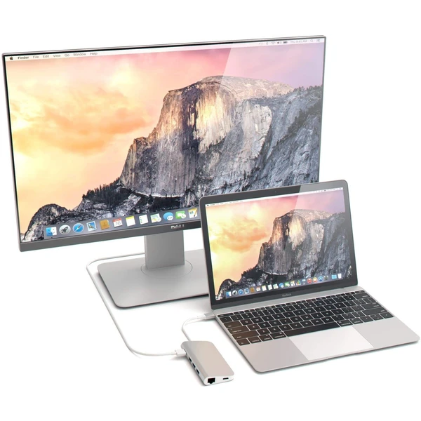 Satechi Multi-Port hub stříbrný - USB huby - Obrázek V8ME100301