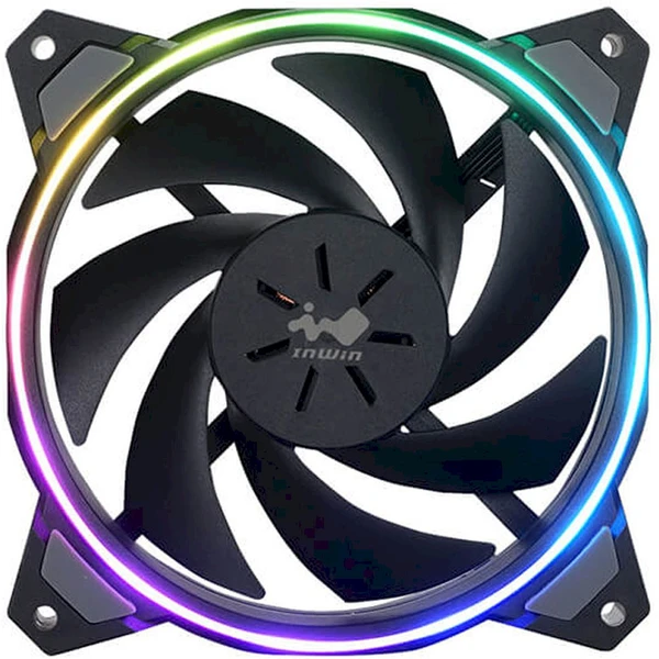InWin Sirius Loop RGB PWM 120mm 3ks černý + kontroler - Ventilátory pro PC - Obrázek V8SC000J01
