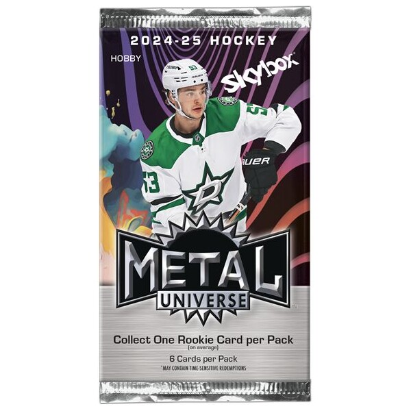 Hokejové karty 2024-25 Upper Deck Skybox Metal Universe Hockey Hobby Balíček