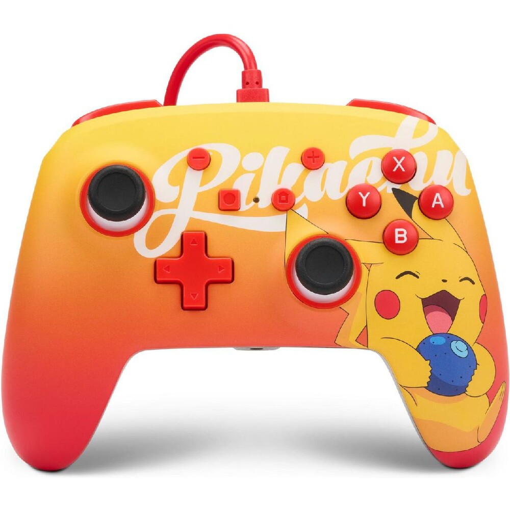 PowerA Enhanced drátový herní ovladač - Oran Berry Pikachu (Switch)