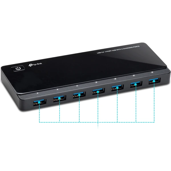 TP-Link UH720 HUB 7v1, černý - USB huby - Obrázek V9GFF00101