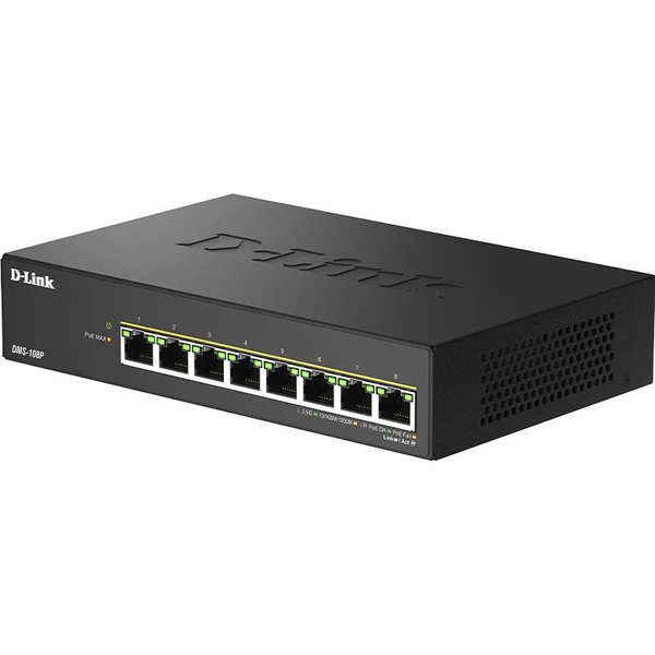 D-Linkl 8 ports 2.5G/MultiGig PoE Unmanaged switch - Switche - Obrázek VACL000K01