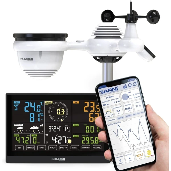 GARNI 980 Arcus Wi-Fi meteorologická stanice - Meteostanice - Obrázek VAHB000L01