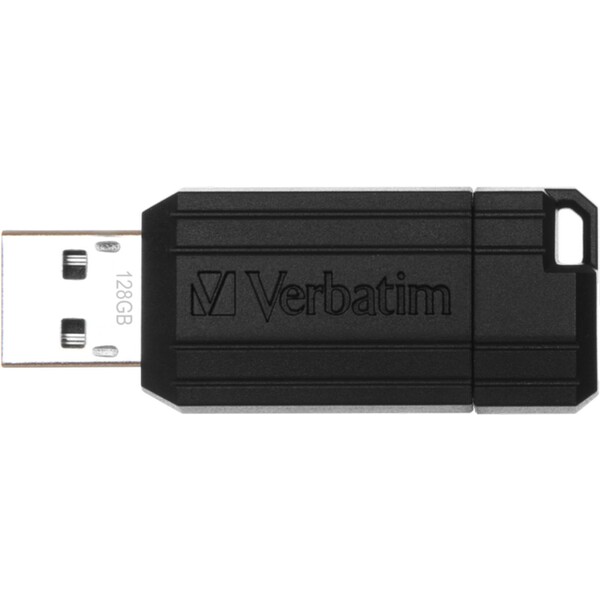 VERBATIM USB Flash Disk Store 'n' Go PinStripe 128GB černý Černá