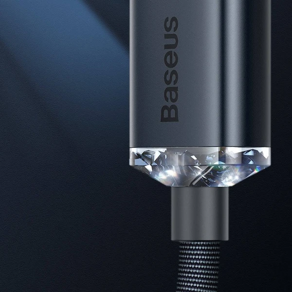 Baseus Crystal Shine USB-A/Lightning napájecí kabel 20W 1,2m fialový - Kabely a redukce - Obrázek VBRL100501