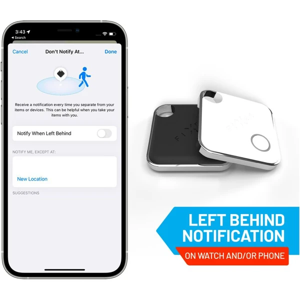 FIXED Tag Smart tracker s podporou Find My bílý - Lokátory - Obrázek VBUP100501