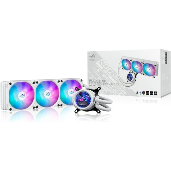 ASUS ROG STRIX LC III 360 ARGB LCD bílá - Chladiče - Obrázek VCB9000O01