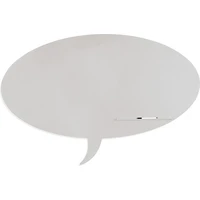 Rocada Skin Shape Talk 6441-7035 magnetická tabule světle šedá RAL 7035 - Magnetické tabule