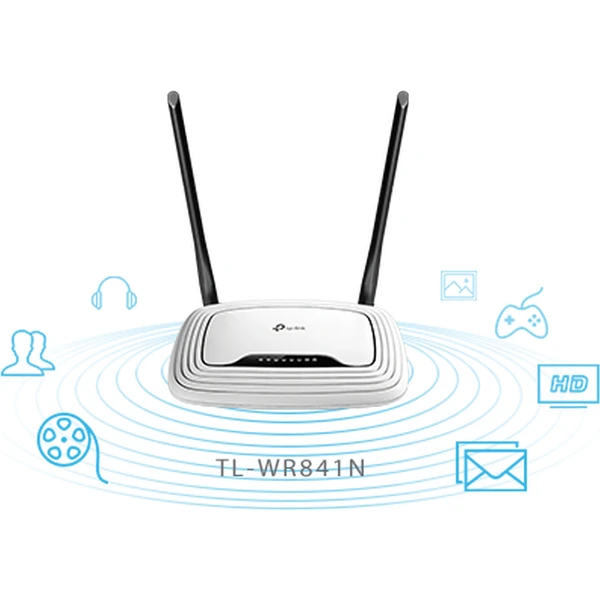 TP-Link TL-WR841N Wi-Fi 4 router bílý - Routery - Obrázek VCKN600301