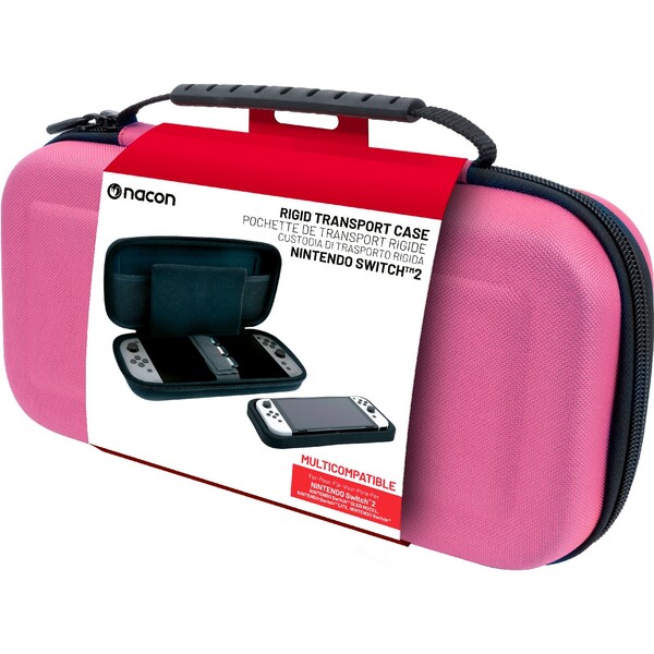 Hype Pevné přepravní pouzdro pro Nintendo Switch 2 - Pink (Switch & Lite & OLED Model) Růžová