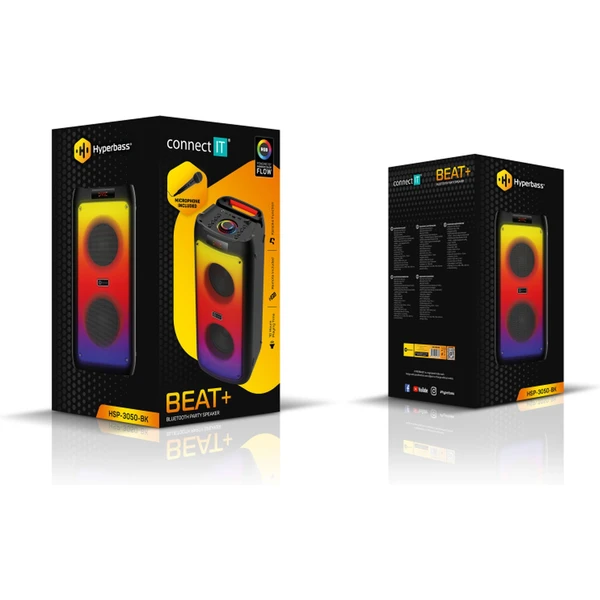 CONNECT IT Hyperbass BEAT+ Bezdrátový party reproduktor černá - Reproduktory - Obrázek VCN0000P01