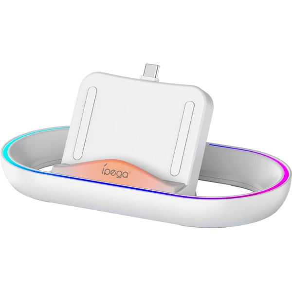 iPega P5P02 Charger Dock s RGB pro Playstation Portal bílý - Nabíječky - Obrázek VCX3000P01