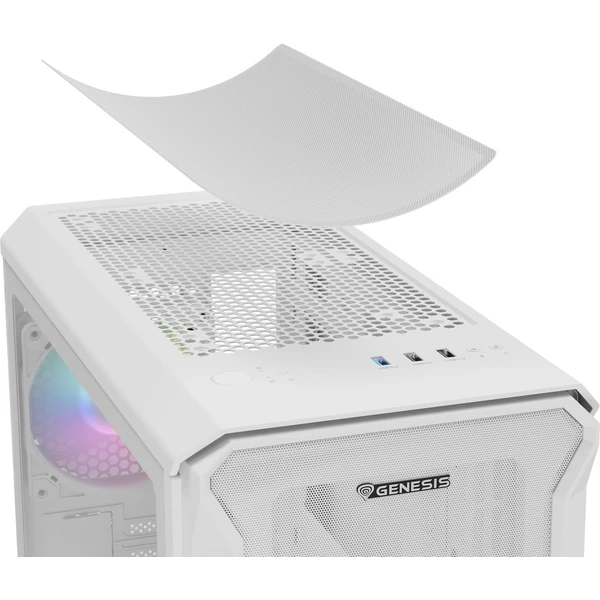 Genesis IRID 503 ARGB LITE bílá - Počítačové skříně - Obrázek VCZE000K01