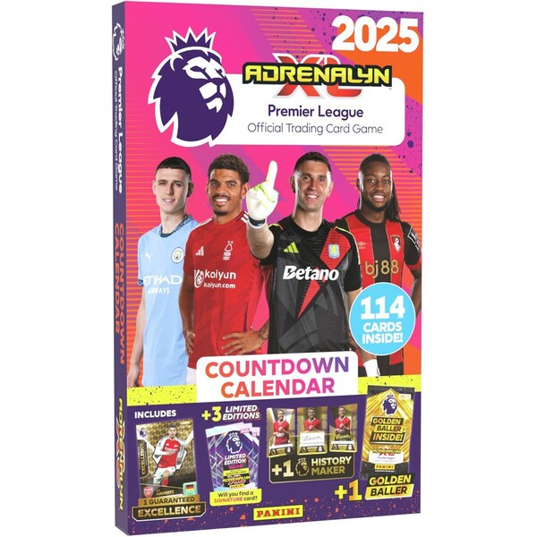 Panini Adventní kalendář karet PREMIER LEAGUE Adrenalyn XL 2025