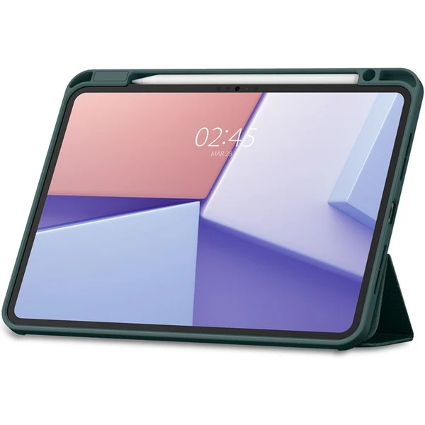 Spigen Urban Fit pouzdro iPad Pro 11" (2025) půlnočně zelené - Pouzdra - Obrázek VDE5000O01