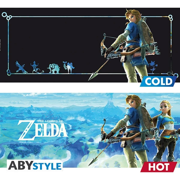 Hrnek Abysse Corp The Legend of Zelda - Breath of the Wild (měnící se motiv) 460 ml - Hrnky - Obrázek VDXH000K01