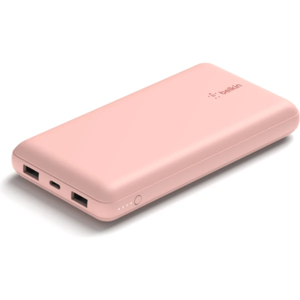 Belkin BOOST CHARGE USB-C powerbanka (15W), 20000mAh, růžová - Powerbanky - Obrázek VE31G00101