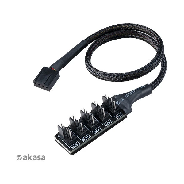 Akasa Viper, White Fan 12cm, 3ks v balení, bílá - Ventilátory pro PC - Obrázek VE4X600301