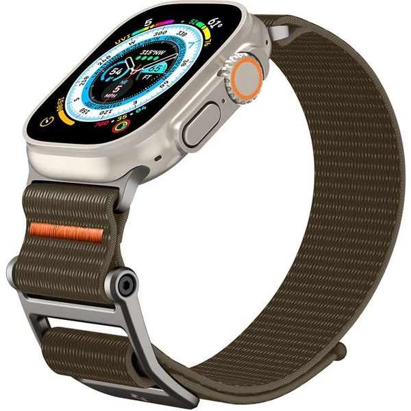 Spigen DuraPro Flex Ultra řemínek Apple Watch 49/46/45/44/42mm zelený - Řemínky - Obrázek VEC5000L01