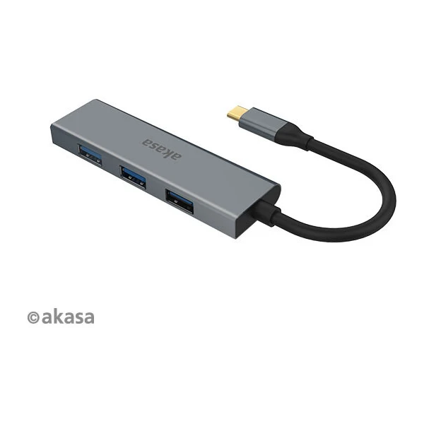 Akasa hub USB Type-C, 4x USB 3.0, 18cm - USB huby - Obrázek VF6X600301