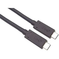 PremiumCord USB4 40Gbps 8K@60Hz 100W Thunderbolt 3 kabel 0,8m černý - Kabely a redukce