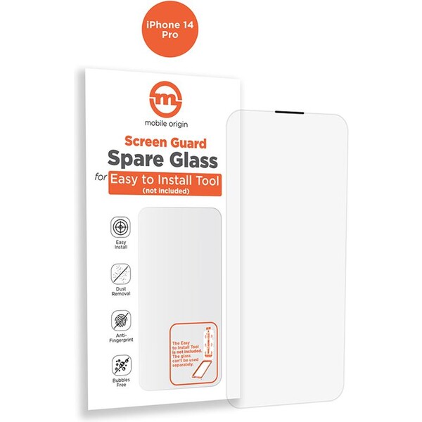 Mobile Origin Orange Screen Guard náhradní 2,5D ochranné sklo iPhone 14 Pro