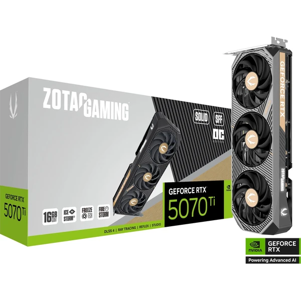 ZOTAC NVIDIA GeForce RTX 5070 Ti SOLID SFF OC - Grafické karty - Obrázek VFLI000K01