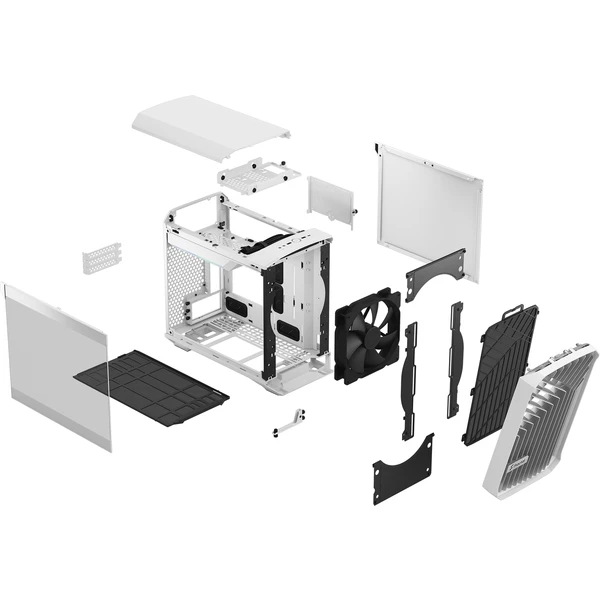 Fractal Design Torrent Nano White TG Clear Tint - Počítačové skříně - Obrázek VFMA100501