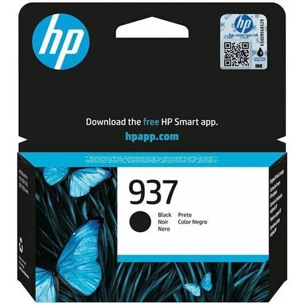 Cartridge HP 4S6W5NE , č. 937 - černý